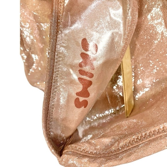 SKIMS LIQUID SHINE SWIM TWISTED MID COVERAGE BIKINI BOTTOM SIZE SMALL - Picture 10 of 11